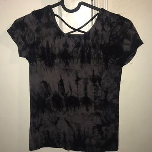 Tie dye black shirt